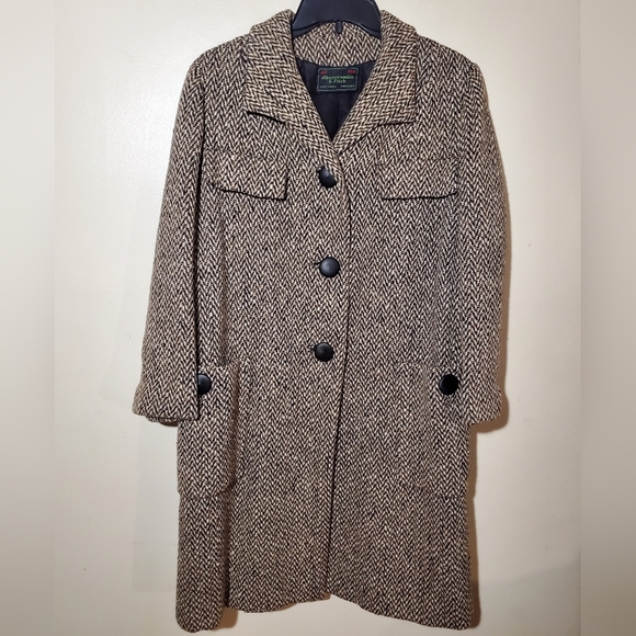 Abercrombie & Fitch Jackets & Blazers - Vintage Abercrombie And Fitch Tweed Coat Xl 80s